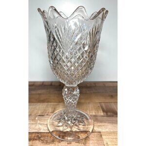 Celery Vase EAPG Diamond & Fan Pattern Vintage